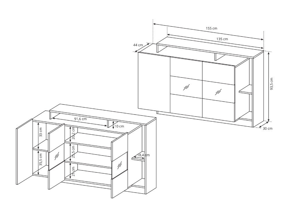 Dressoir Dorsono 100