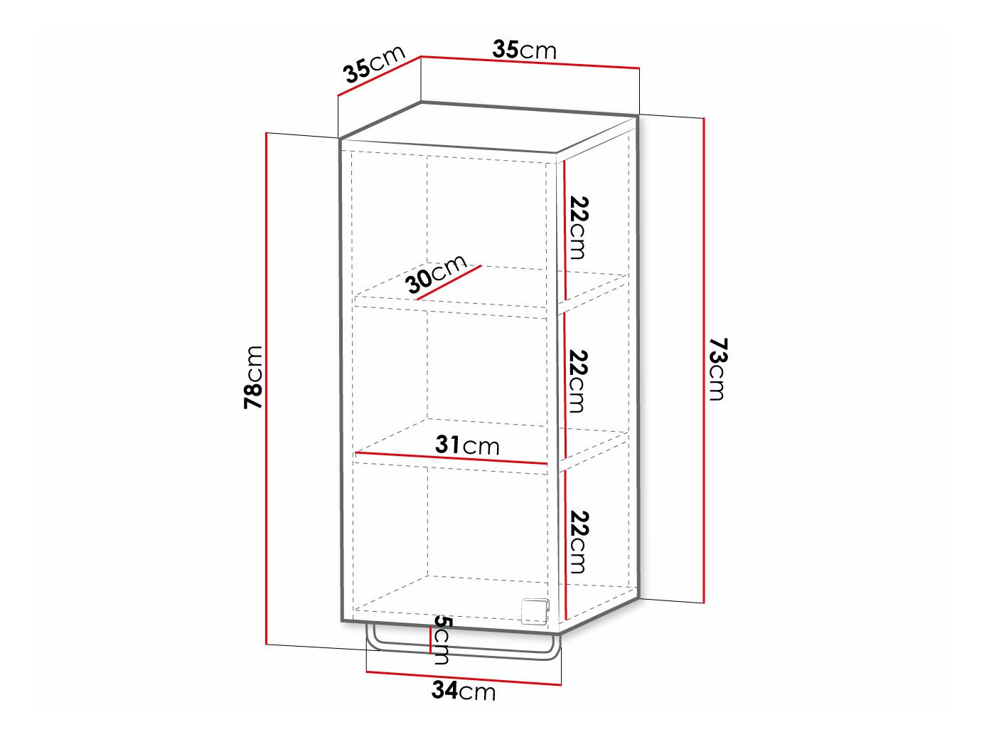 Wand badkamermeubel Orlvera 101 (Grijs)
