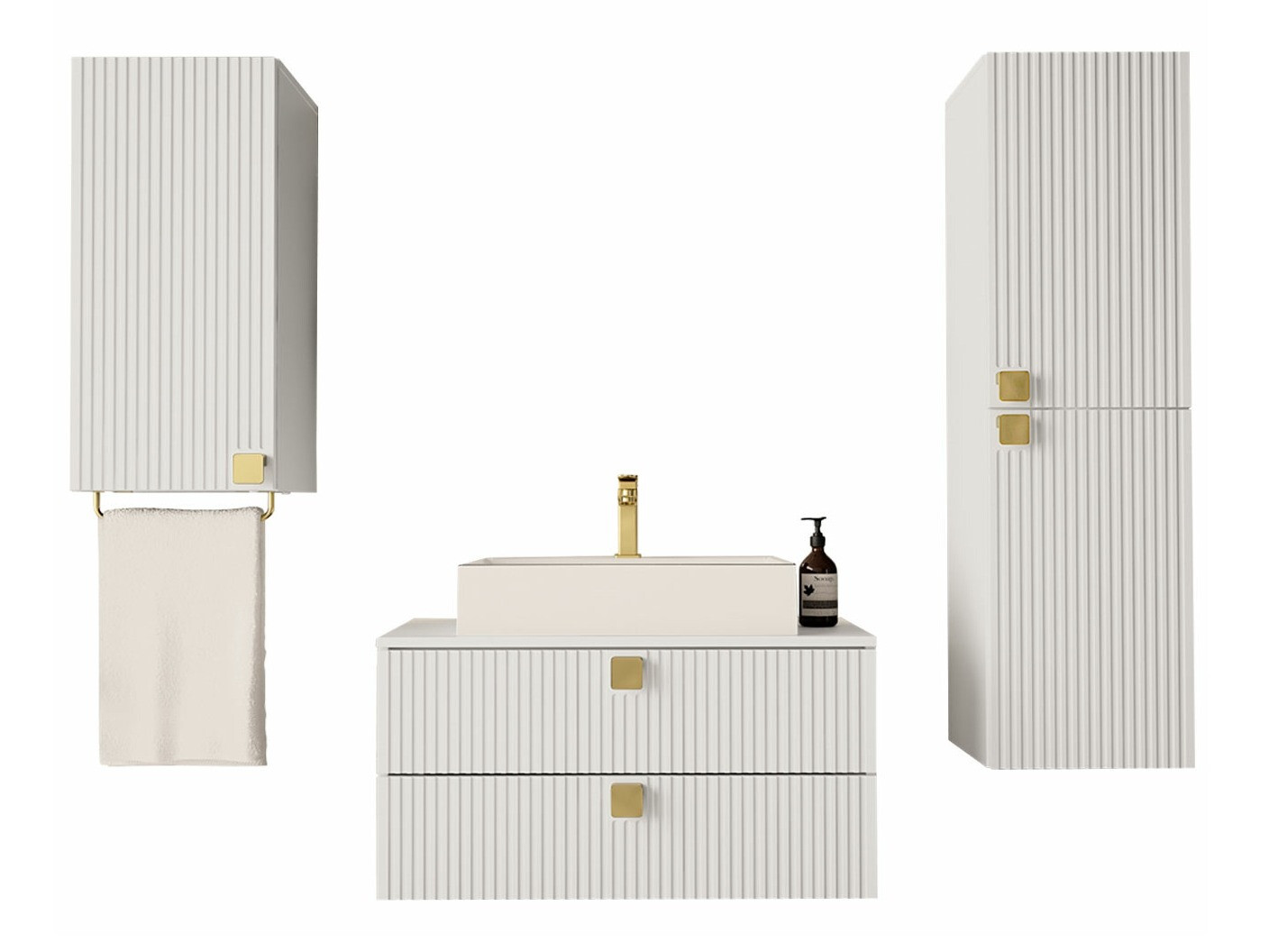 Badkamerset Panium II (Wit)
