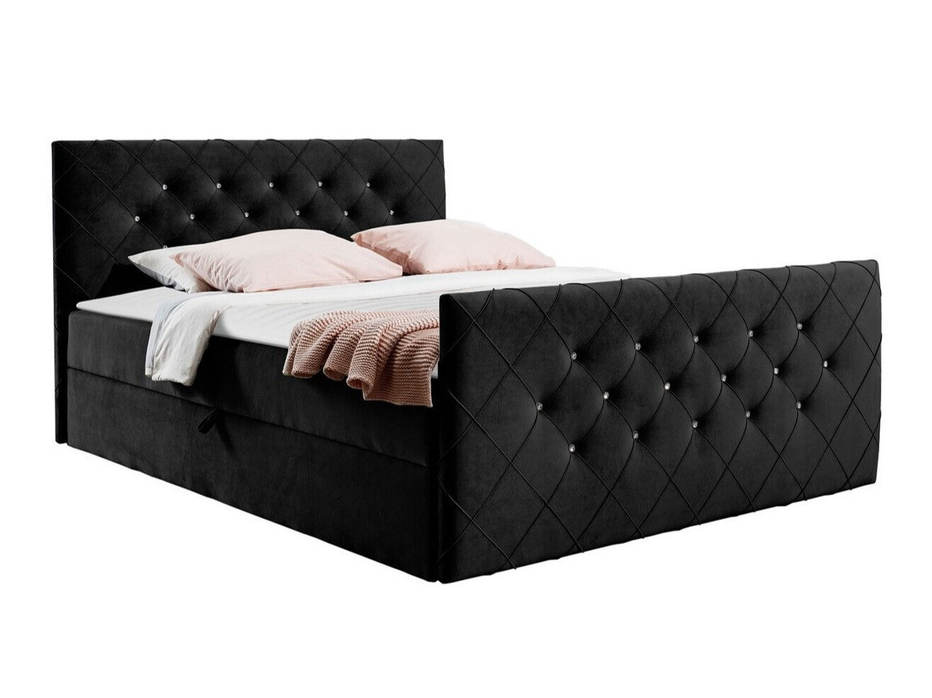 Boxspring Baltimore 158 (Amor Velvet 4322)