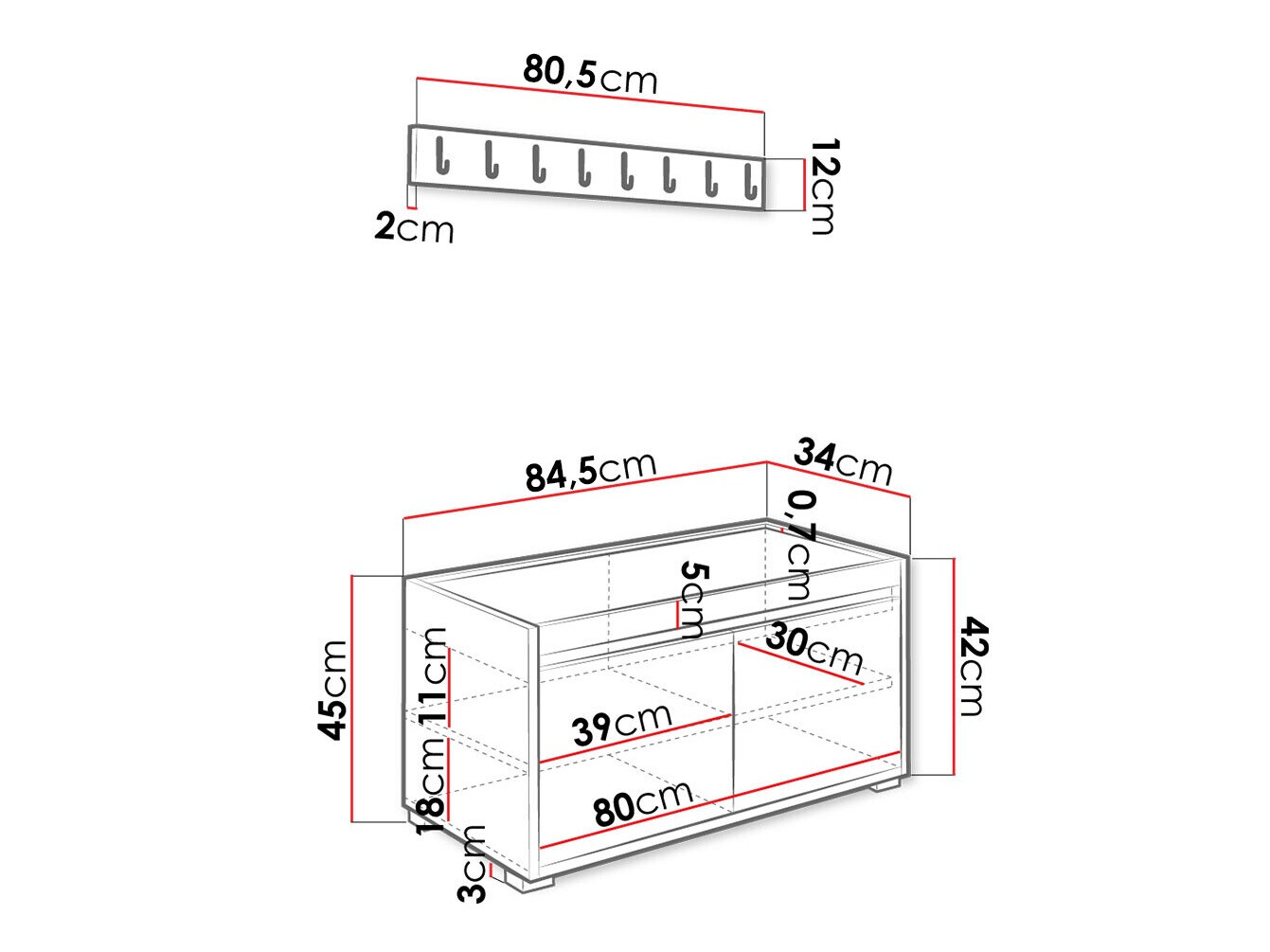Gangmeubelset Comfivo Pinus I (Wit + Manila 04)