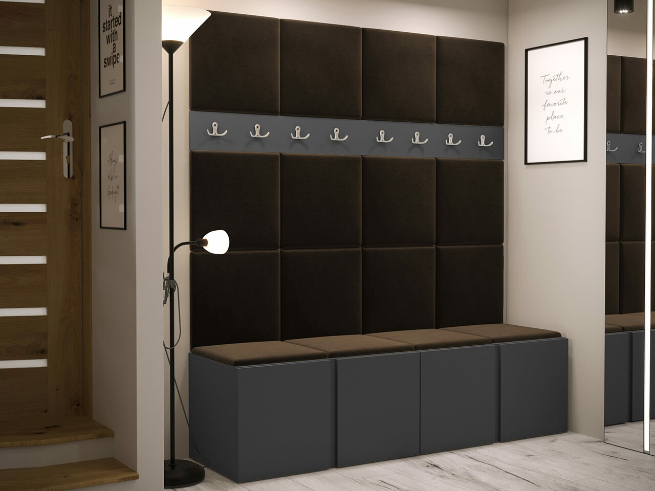 Gangmeubelset Hartford 268 (Grafiet)