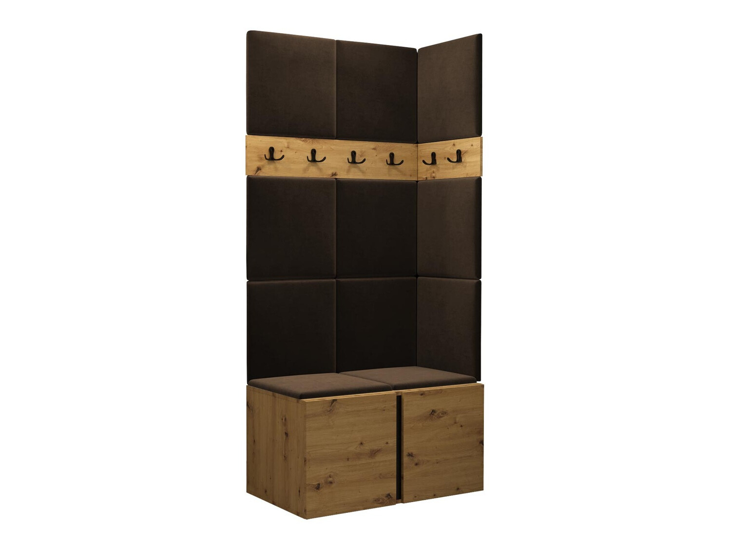 Gangmeubelset Pinis I (Artisan eiken)