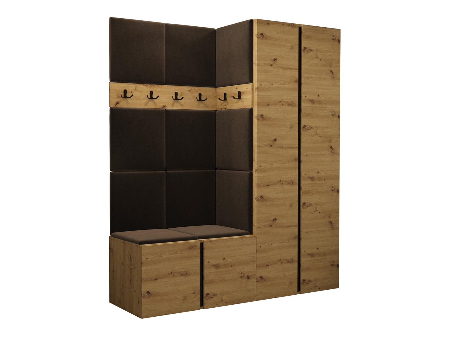 Gangmeubelset Pinis III (Artisan eiken)