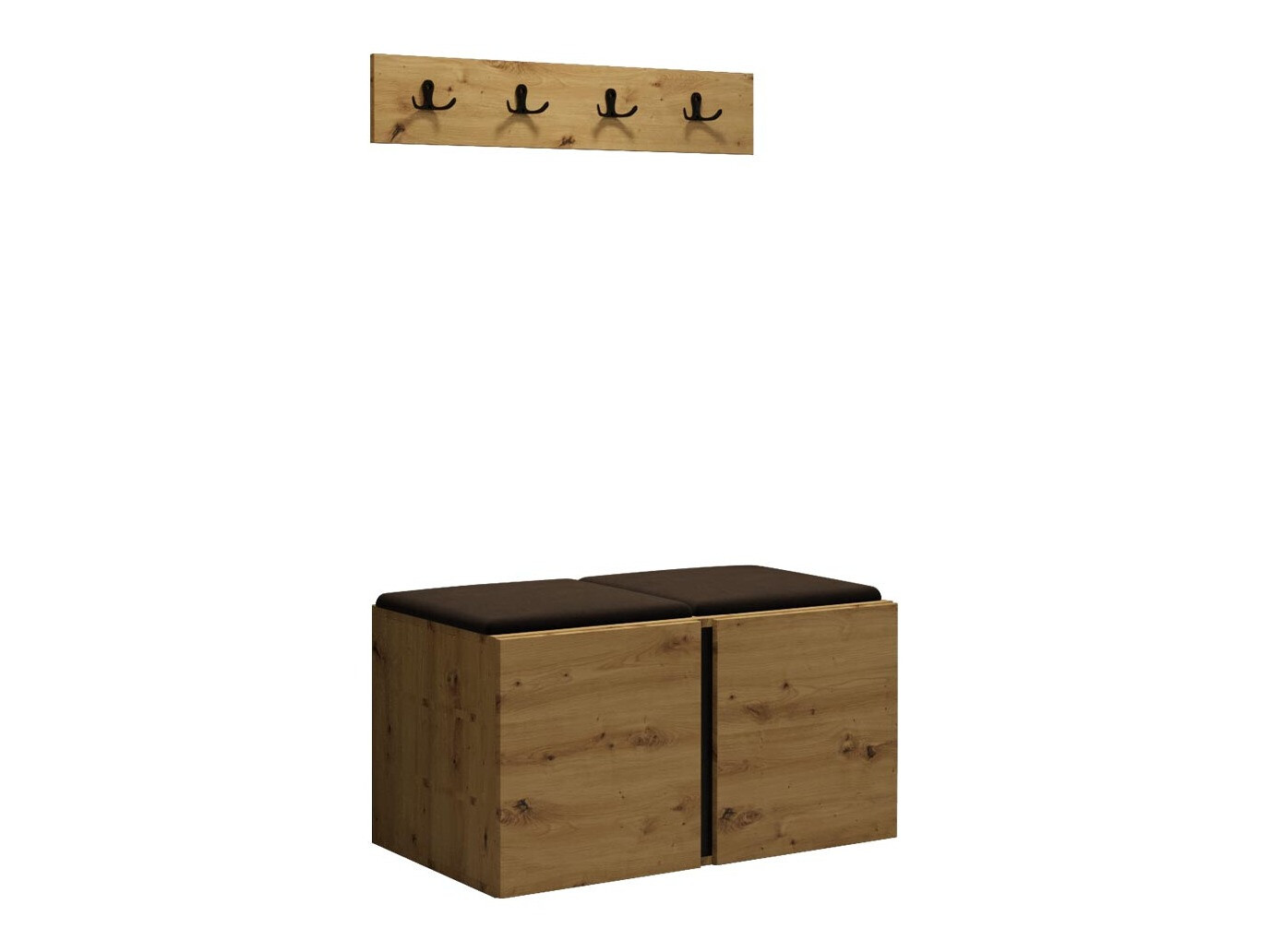 Gangmeubelset Pinis VI (Artisan eiken)