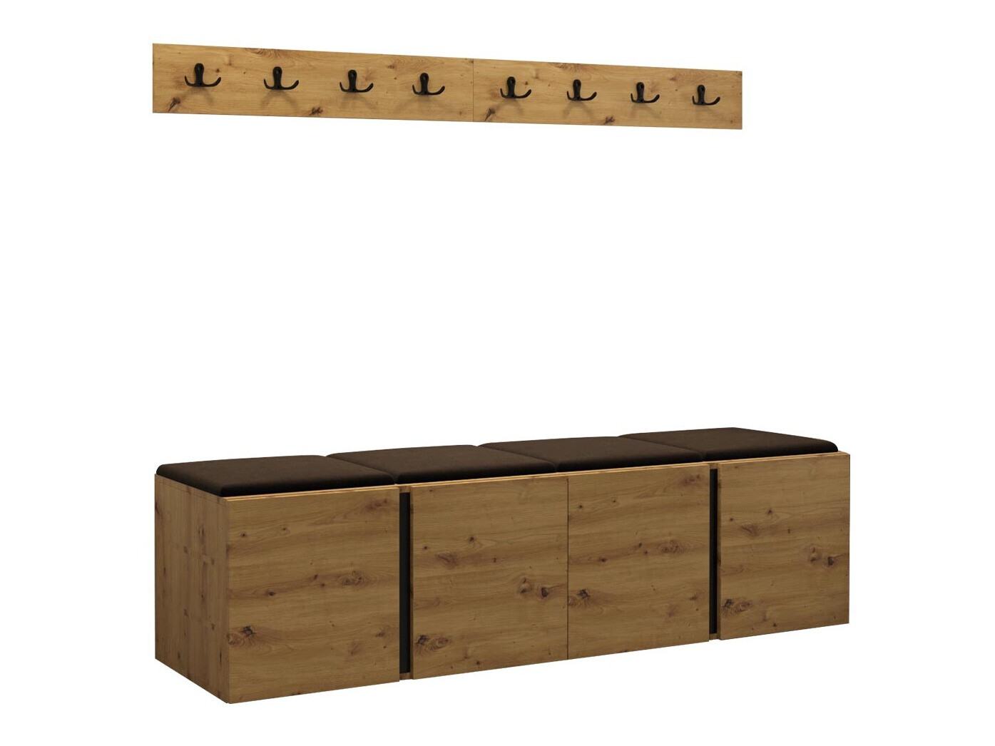 Gangmeubelset Pinis VII (Artisan eiken)