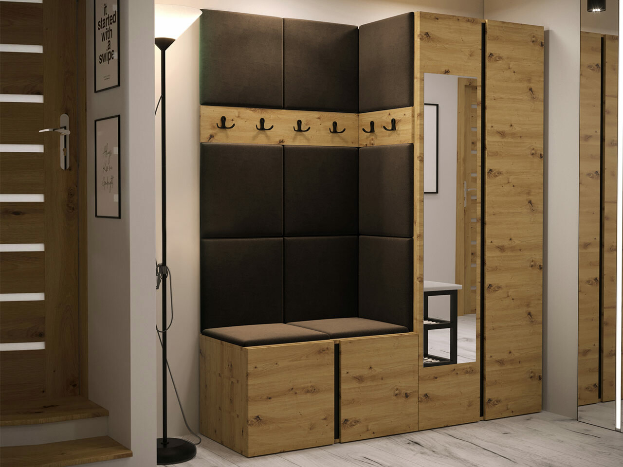 Gangmeubelset Hartford 278 (Artisan eiken)