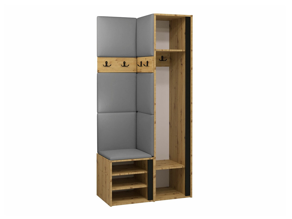 Gangmeubelset Hartford 348 (Artisan eiken + Zwart)