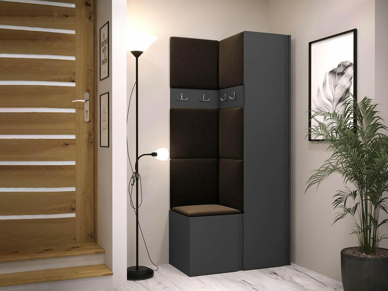 Gangmeubelset Hartford 348 (Grafiet)