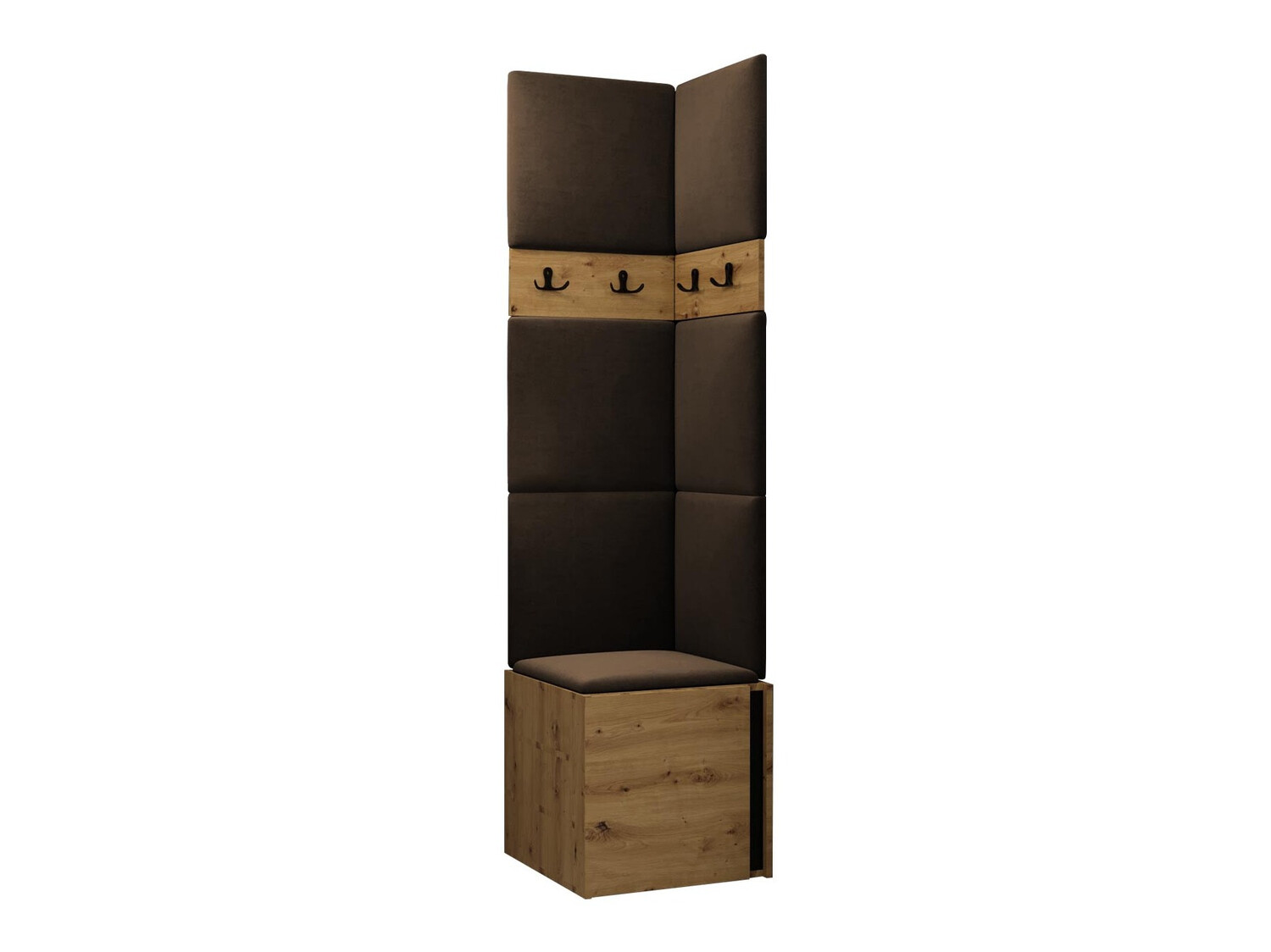Gangmeubelset Pinis XXI (Artisan eiken + Zwart)