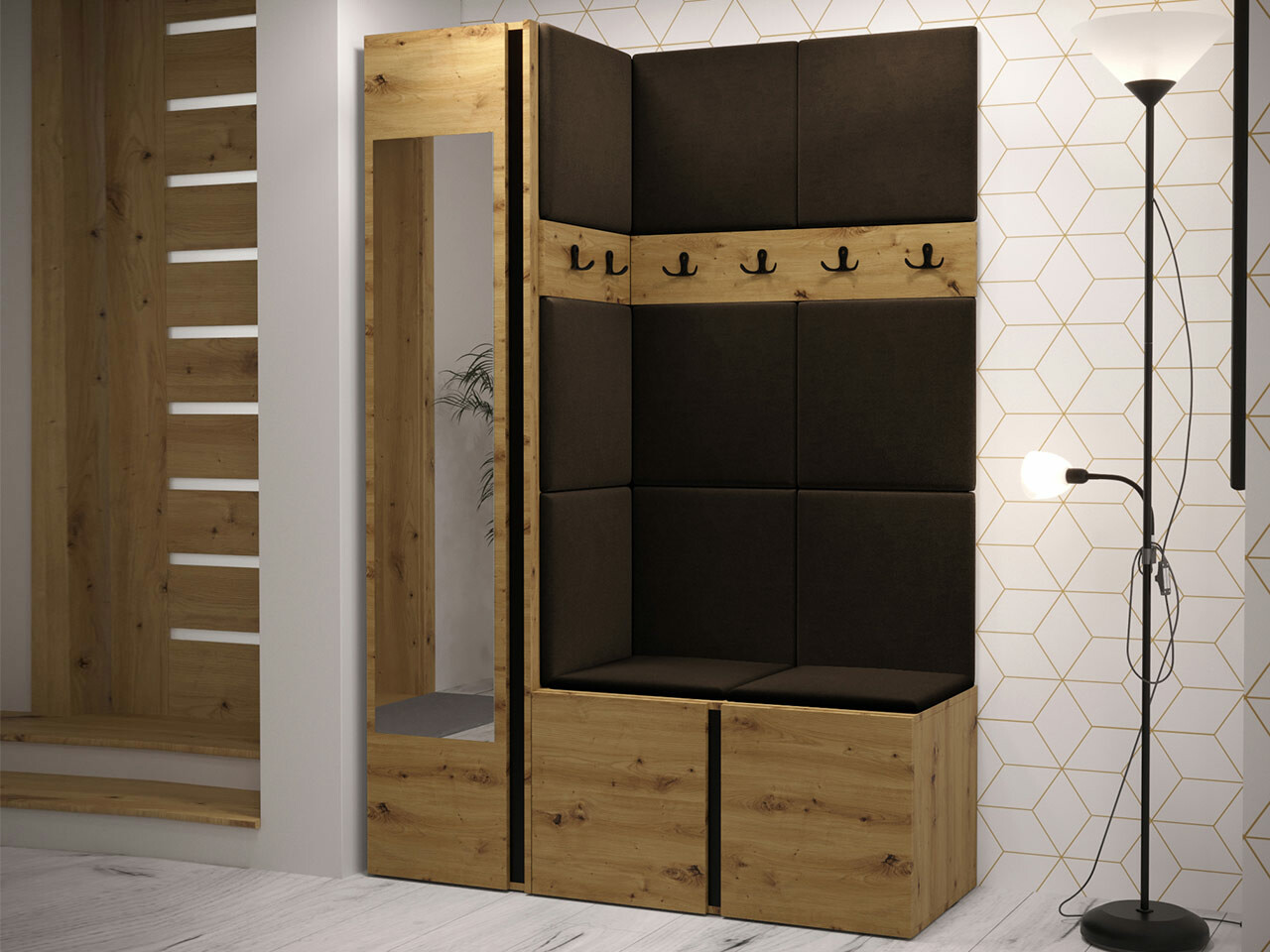 Gangmeubelset Hartford 277 (Artisan eiken)