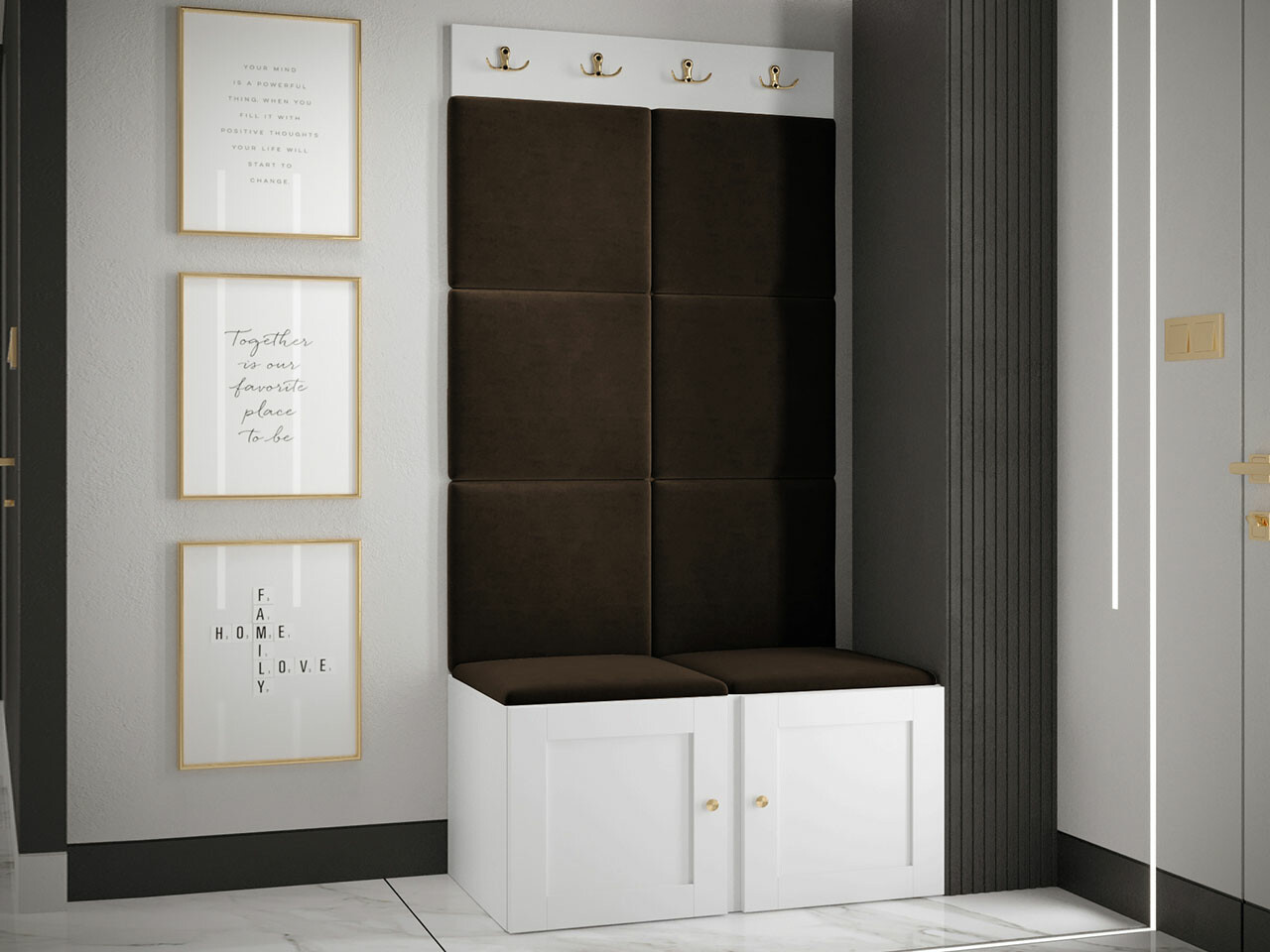 Gangmeubelset Hartford 375 (Wit)