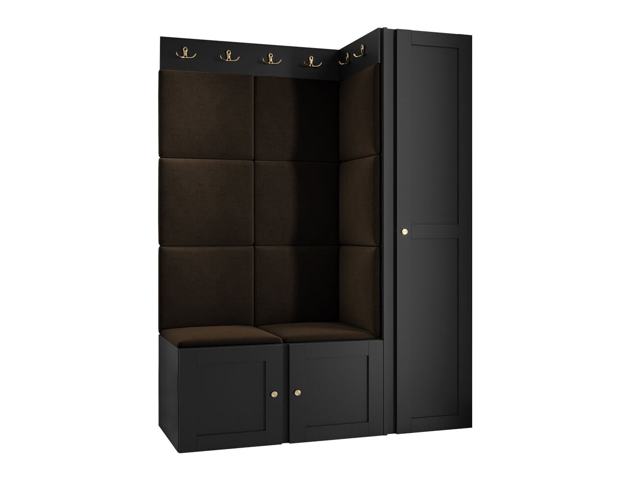 Gangmeubelset Hartford 377 (Zwart)