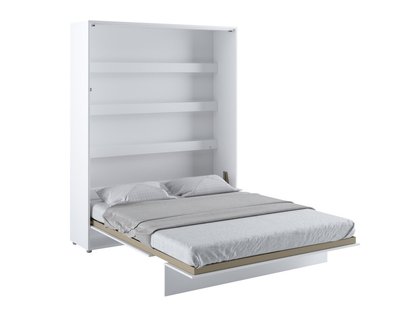 Muurbed Concept Pro Lenart (Wit + Glanzend wit)
