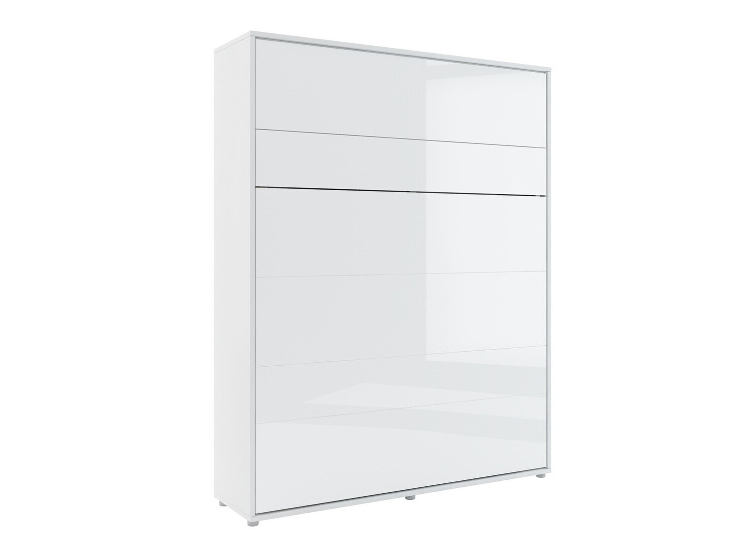 Muurbed Concept Pro Lenart (Wit + Glanzend wit)