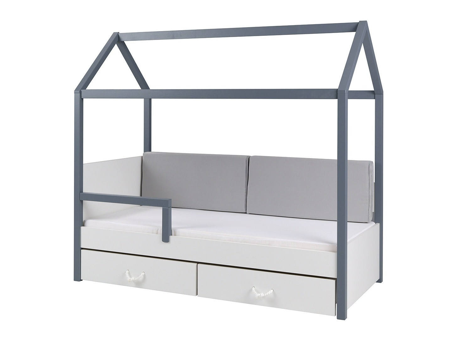 Bed Henderson 132 (Grafiet + Wit)