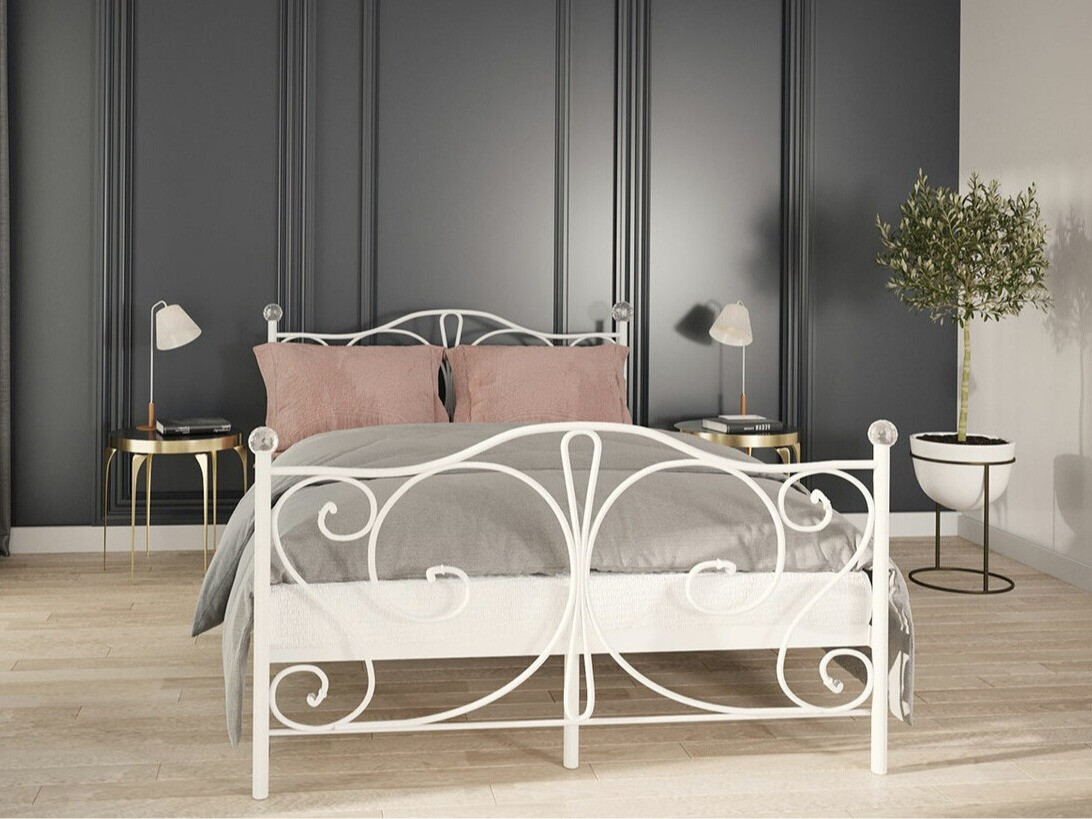 Bed Elmira 101 (Wit)