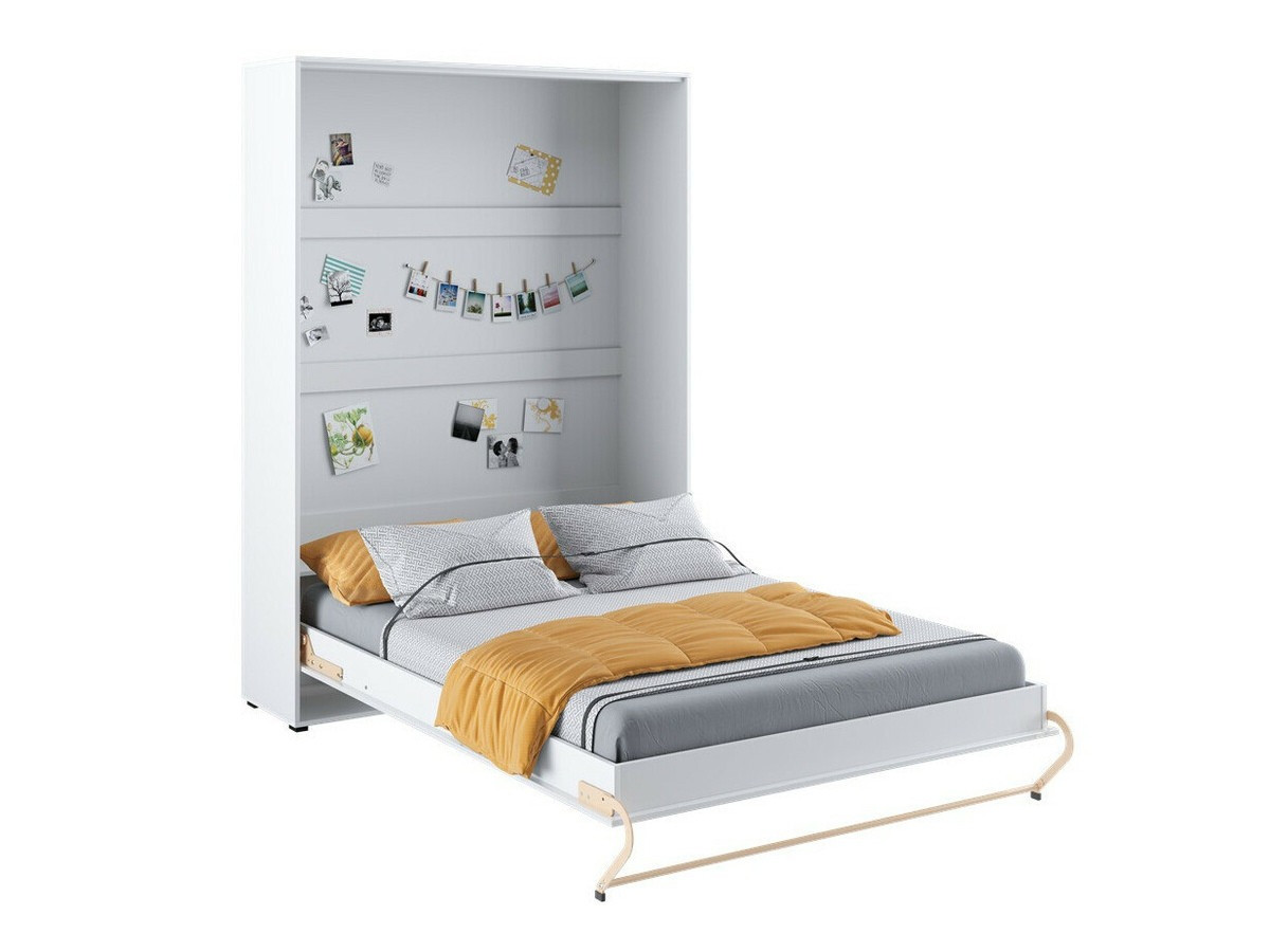 Muurbed Concept Pro Lenart III (Wit + Glanzend wit)