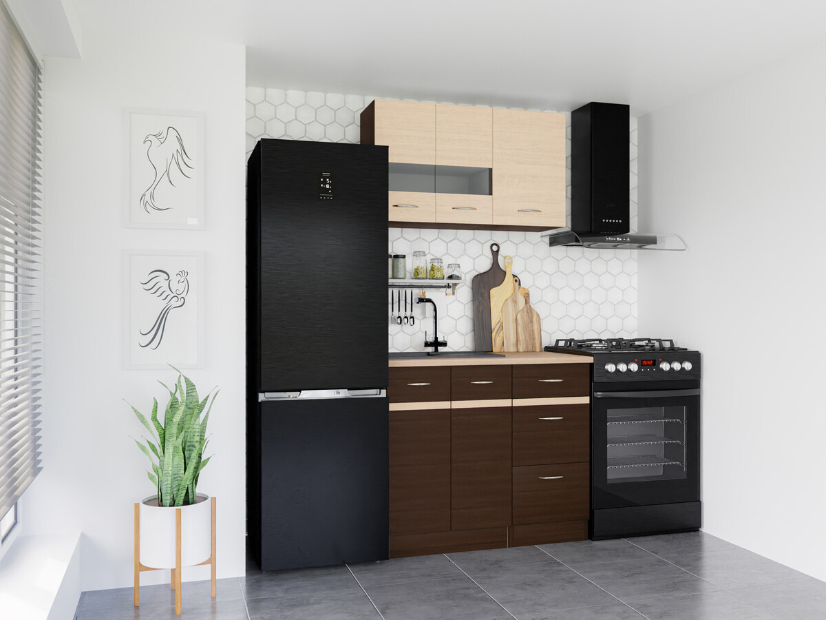 Modulaire keukenset Eli Dark 118
