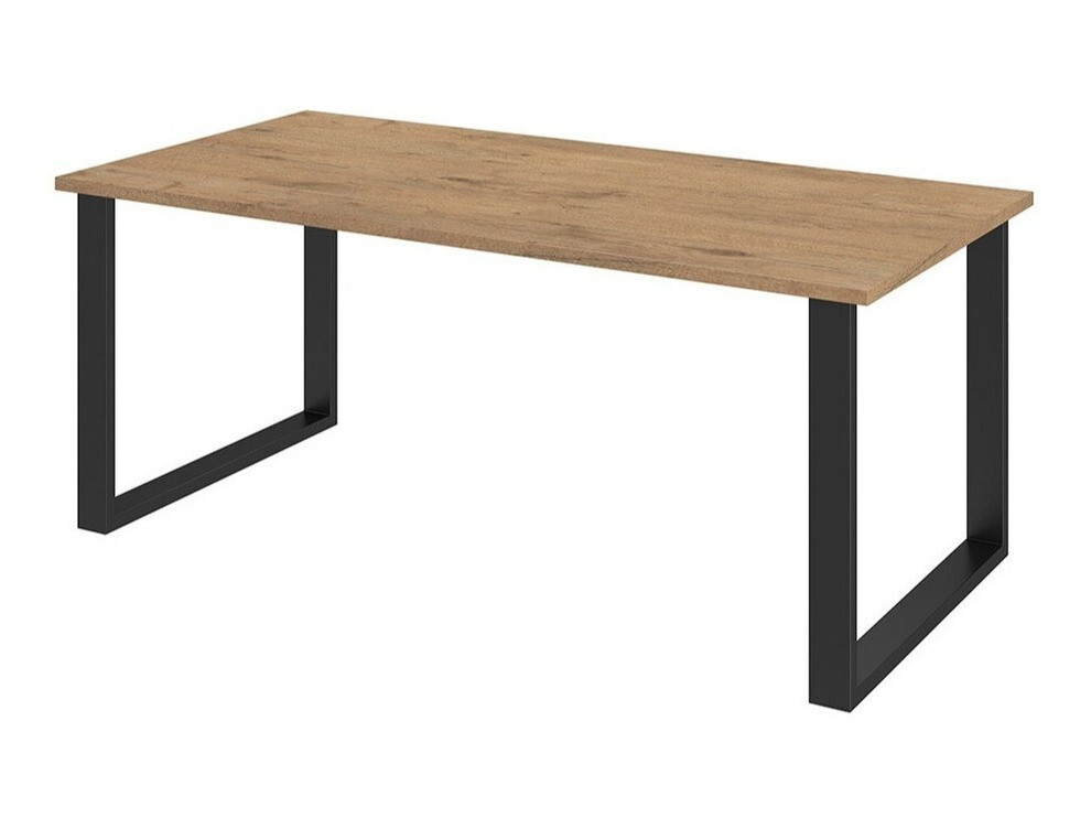 Tafel Tucson 139 (Lancelot-eik + Zwart)
