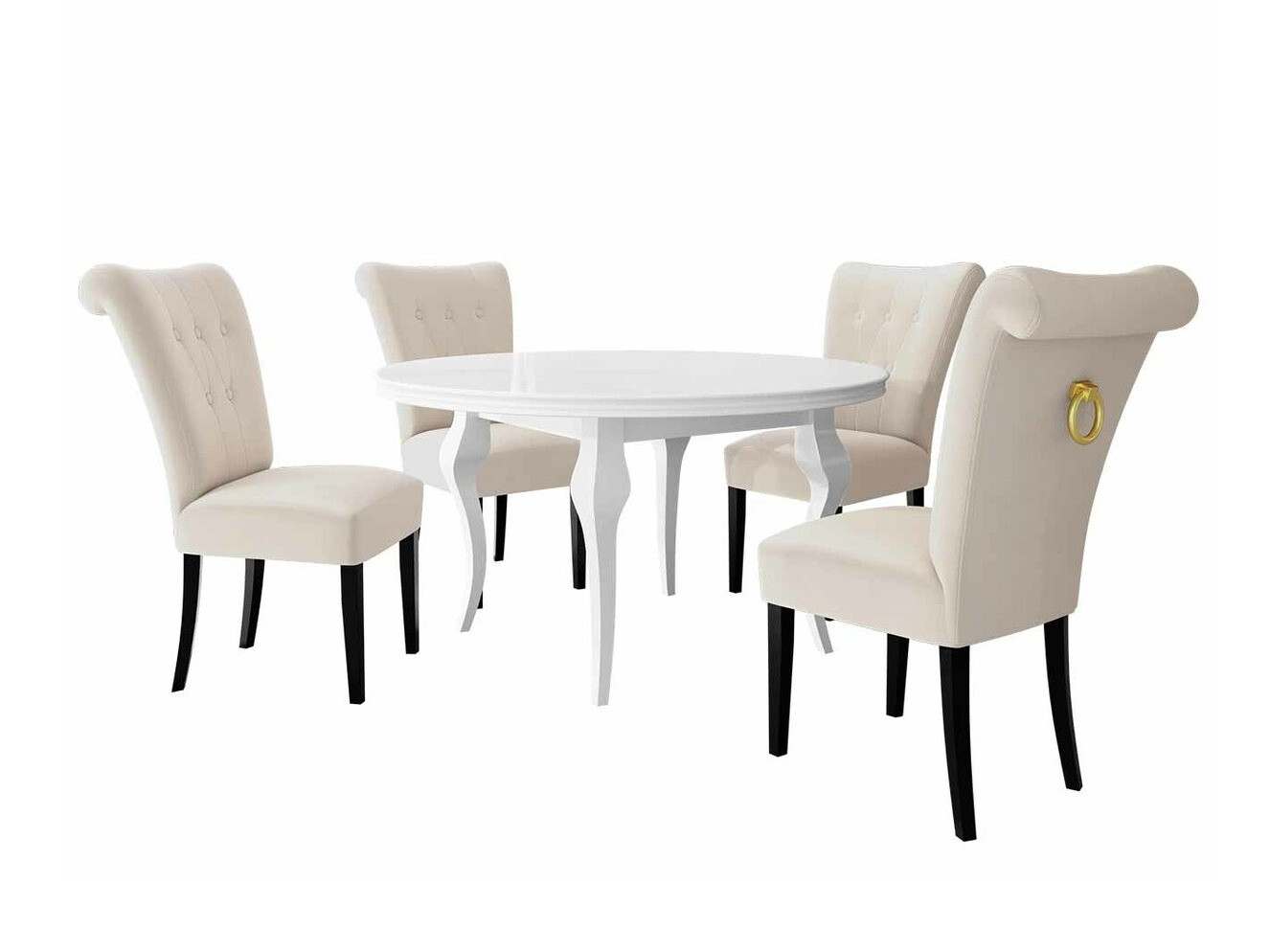 Eetkamerset Racine 143 (Gouden)