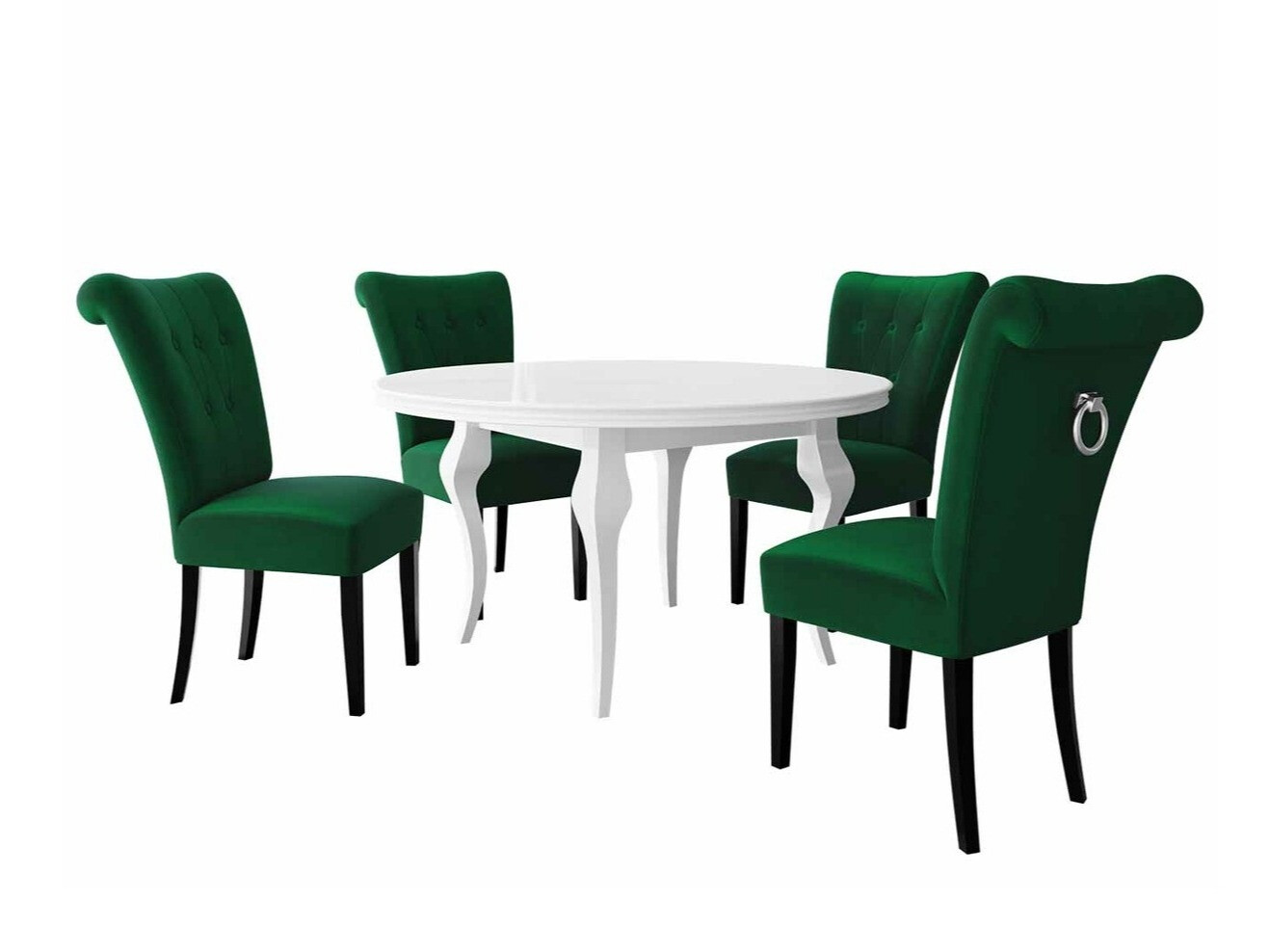 Eetkamerset Racine 143 (Zilver)