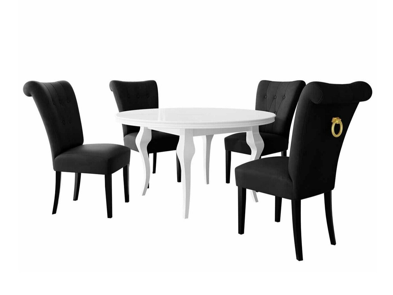 Eetkamerset Racine 142 (Gouden)