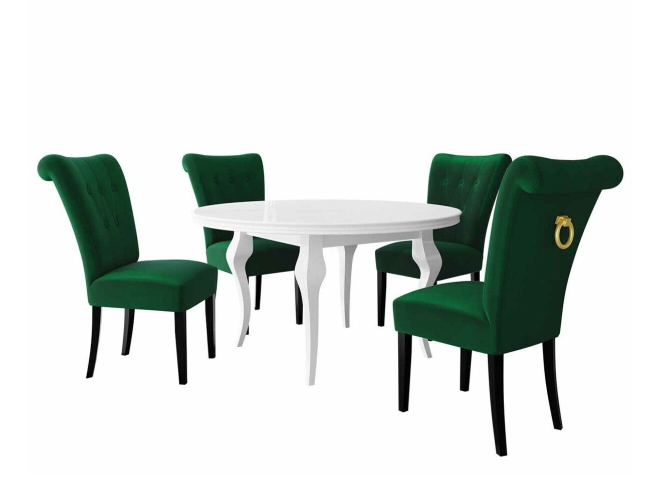 Eetkamerset Racine 142 (Gouden)