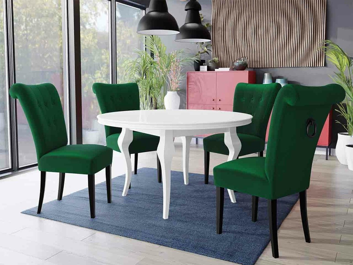 Eetkamerset Racine 142 (Zwart)