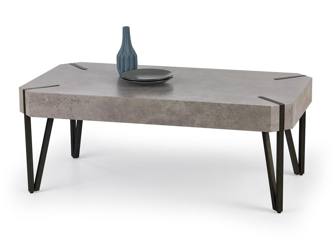 Salontafel Houston 303 (Beton + Zwart)