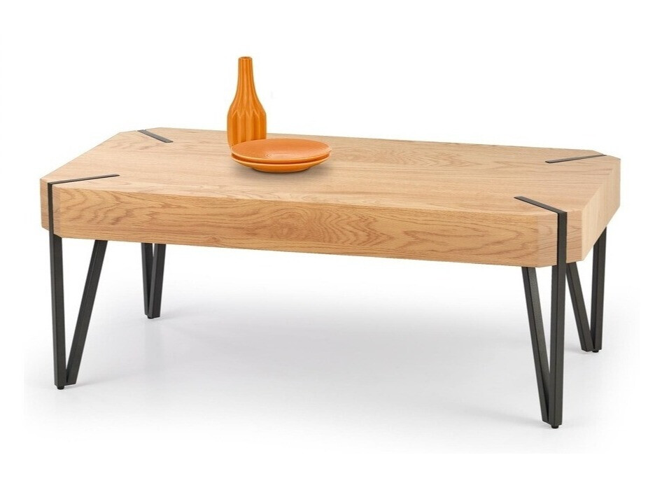 Salontafel Houston 303 (Gouden eik + Zwart)