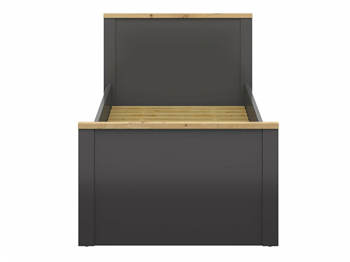 Bed Sordoro 132 (Grafiet + Artisan eiken)