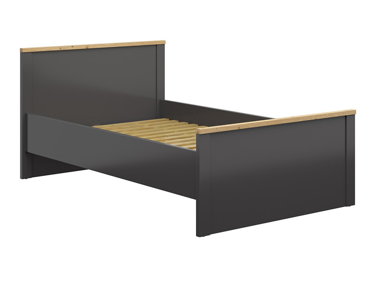 Bed Sordoro 132 (Grafiet + Artisan eiken)