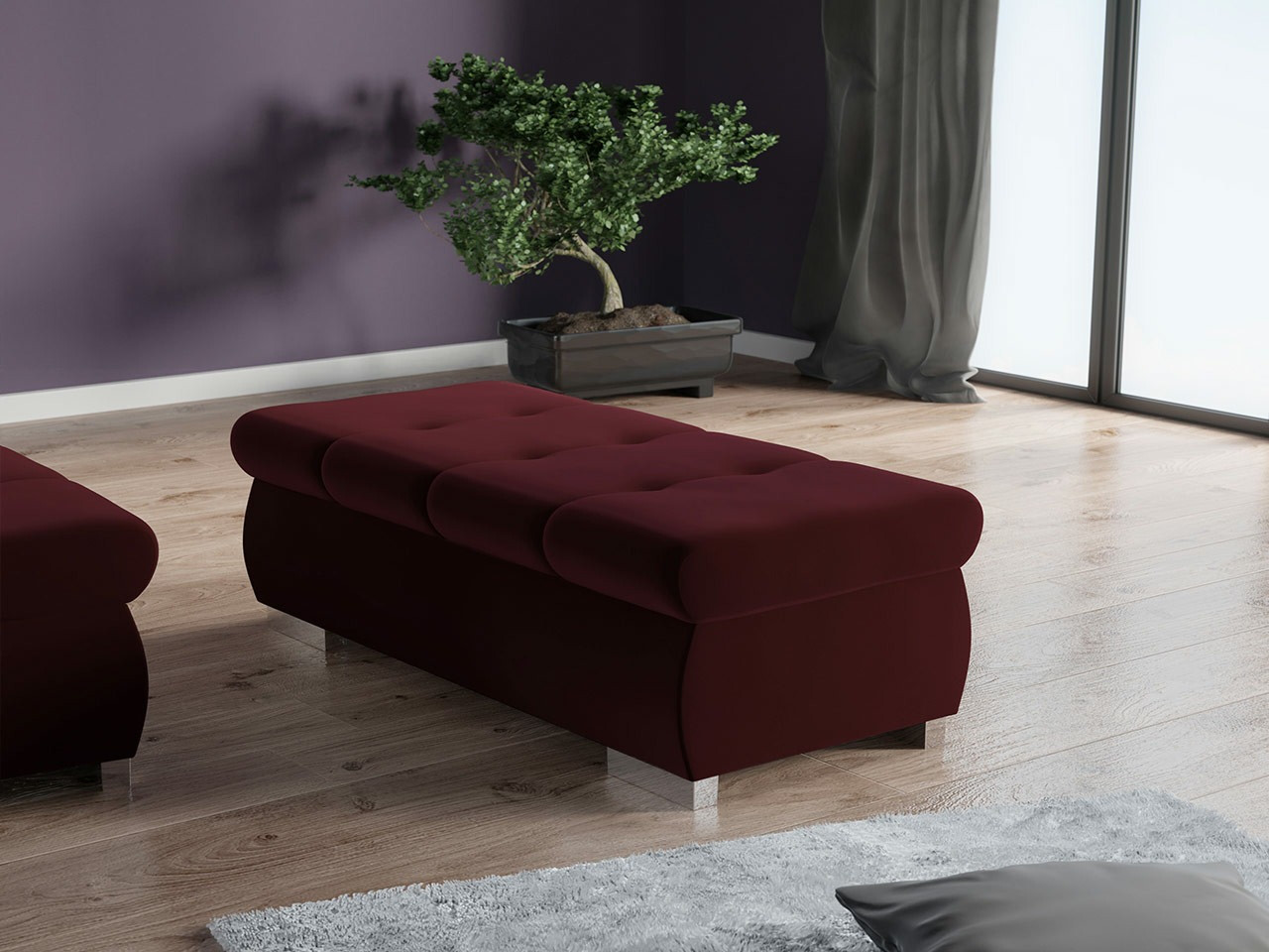 Gestoffeerde bank Comfivo 123 (Venus Velvet 2932)