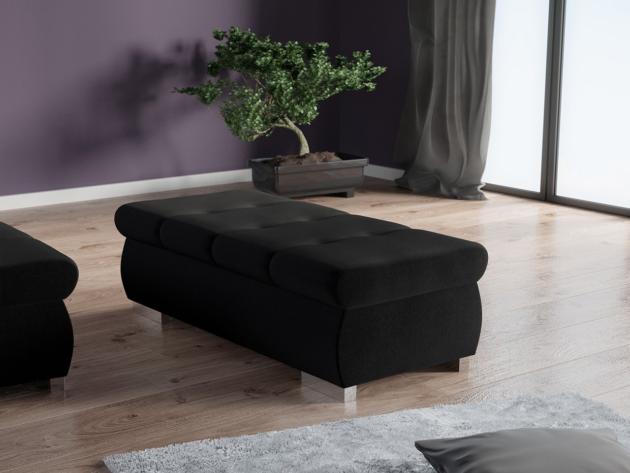 Gestoffeerde hocker Comfivo 123 (Kronos 07)