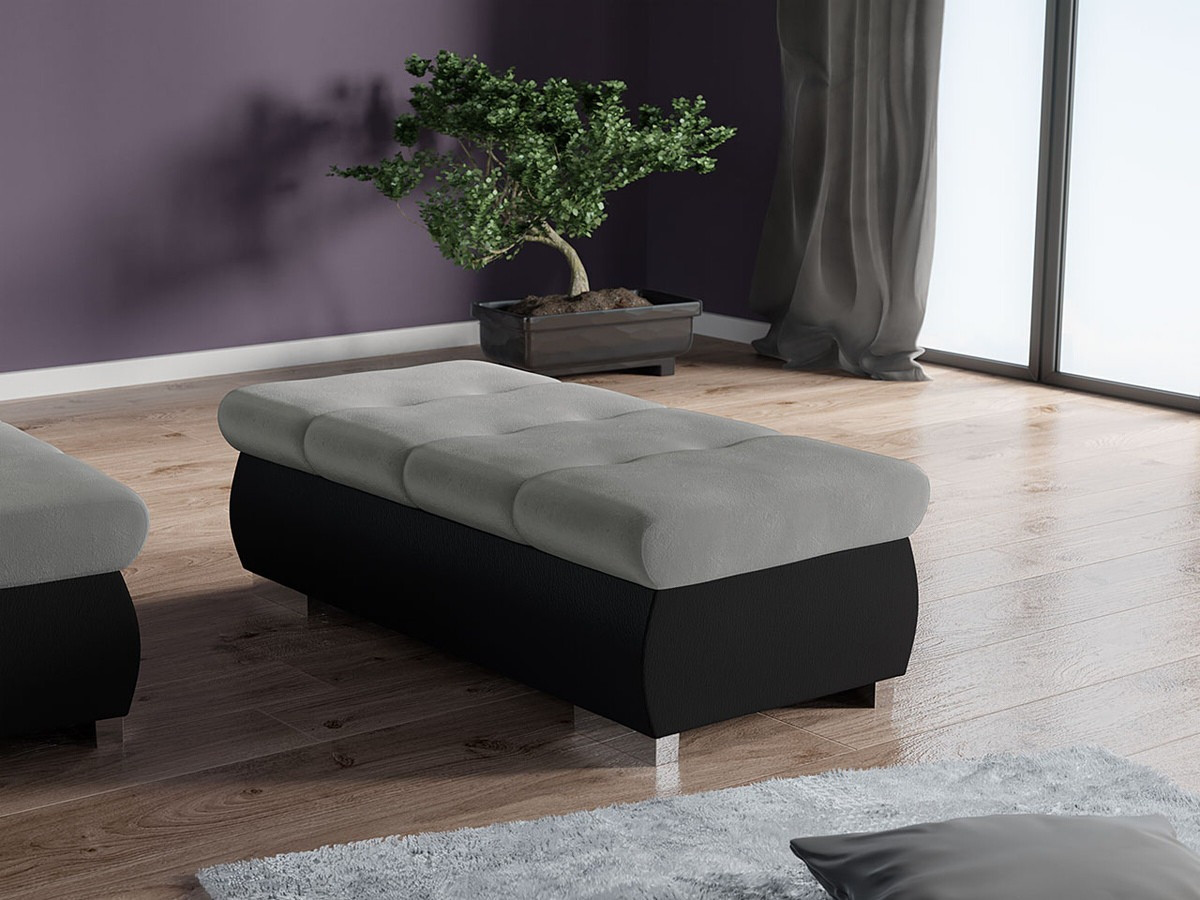 Gestoffeerde hocker Comfivo 123 (Soft 011 + Casablanca 2314)