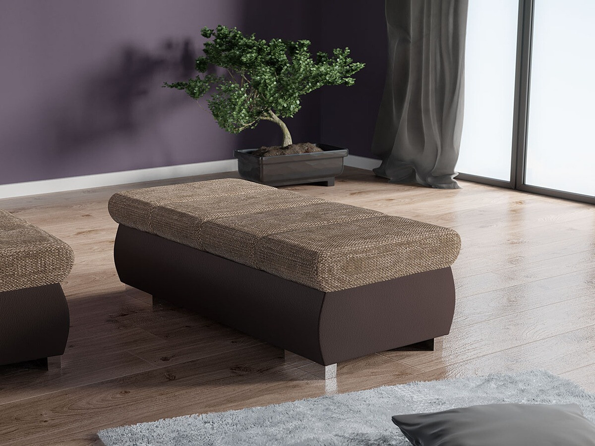 Gestoffeerde hocker Comfivo 143 (Soft 066 + Lawa 02)