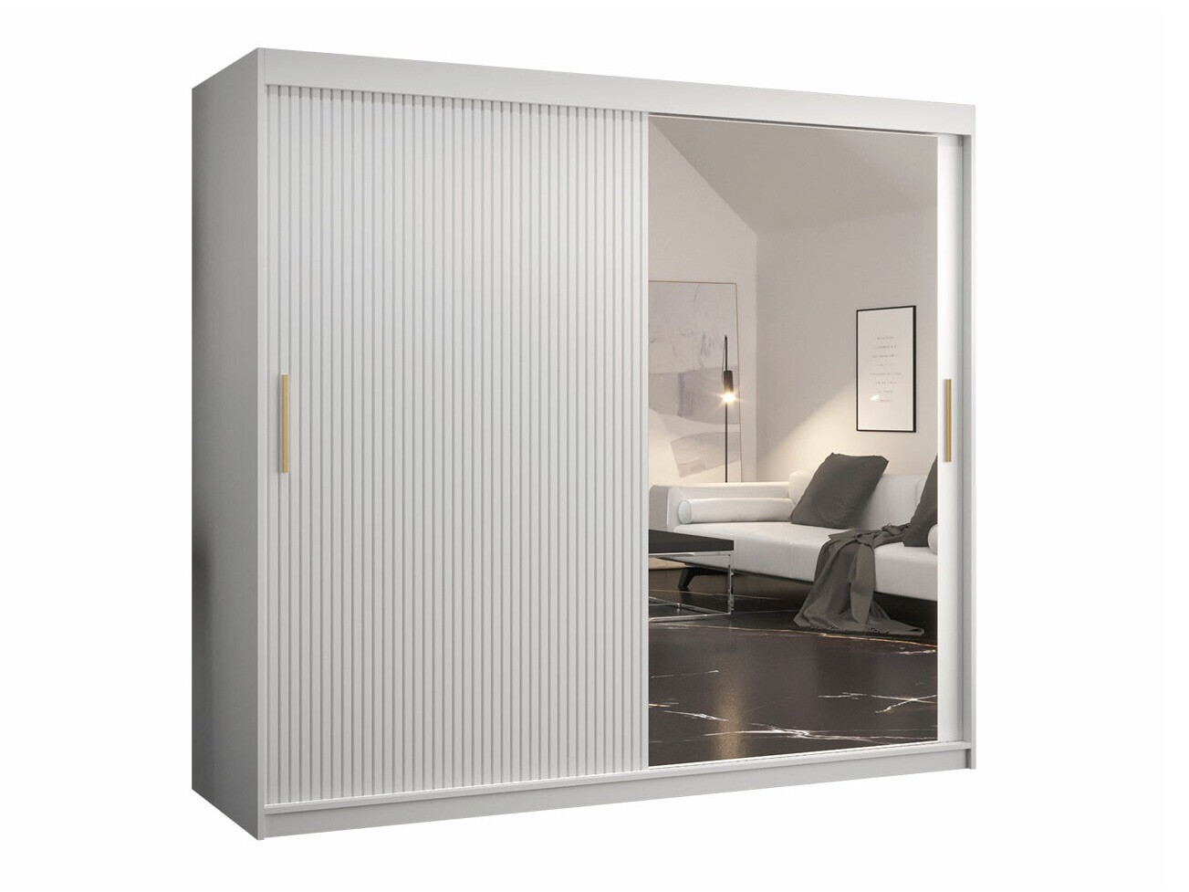 Kledingkast Hartford 403 (Wit)