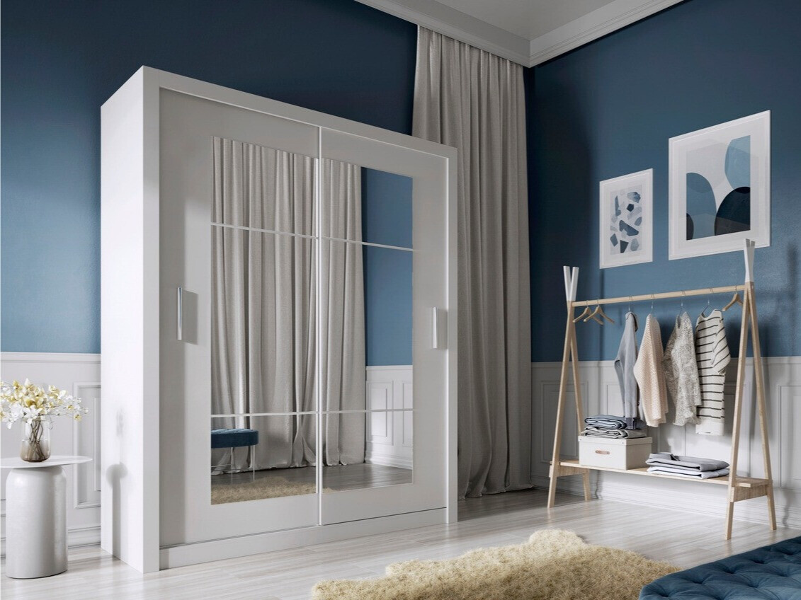 Kledingkast Cirdelu 103 (Wit)