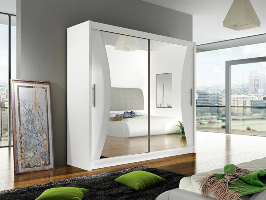 Kledingkast Closico 124 (Wit)