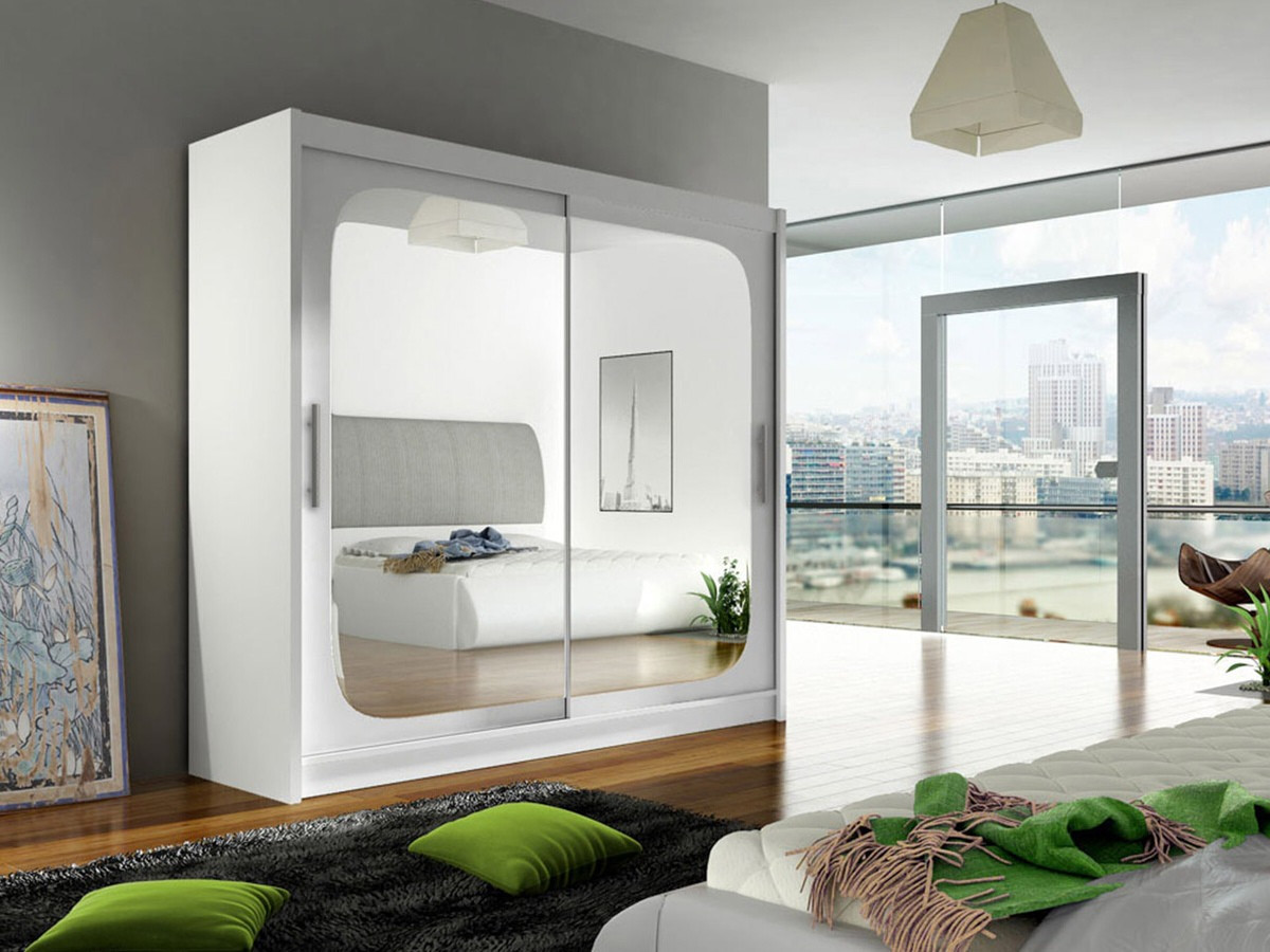 Kledingkast Closico Pallor VIII (Wit)