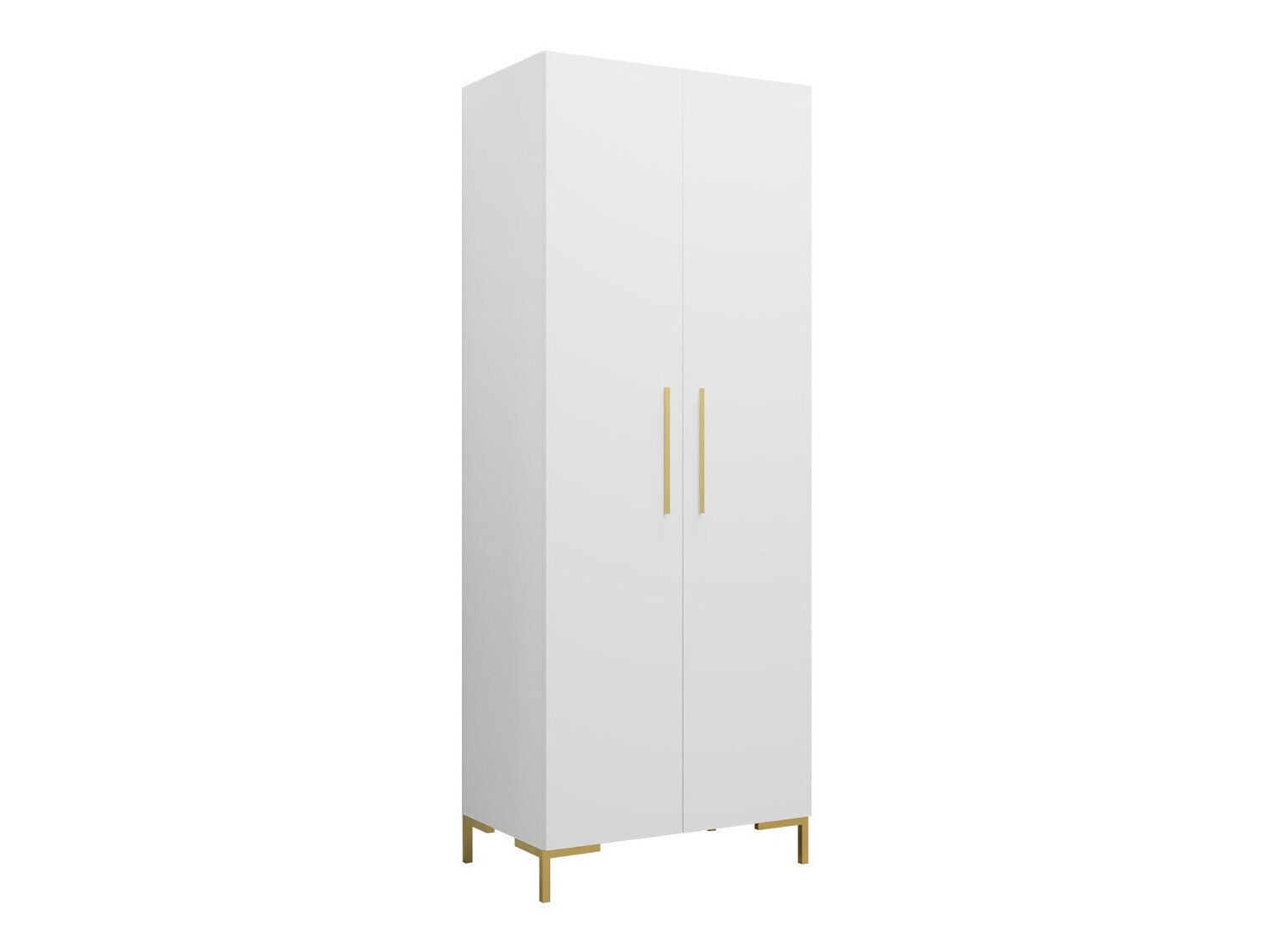 Kledingkast Nomal (Wit + Gouden)