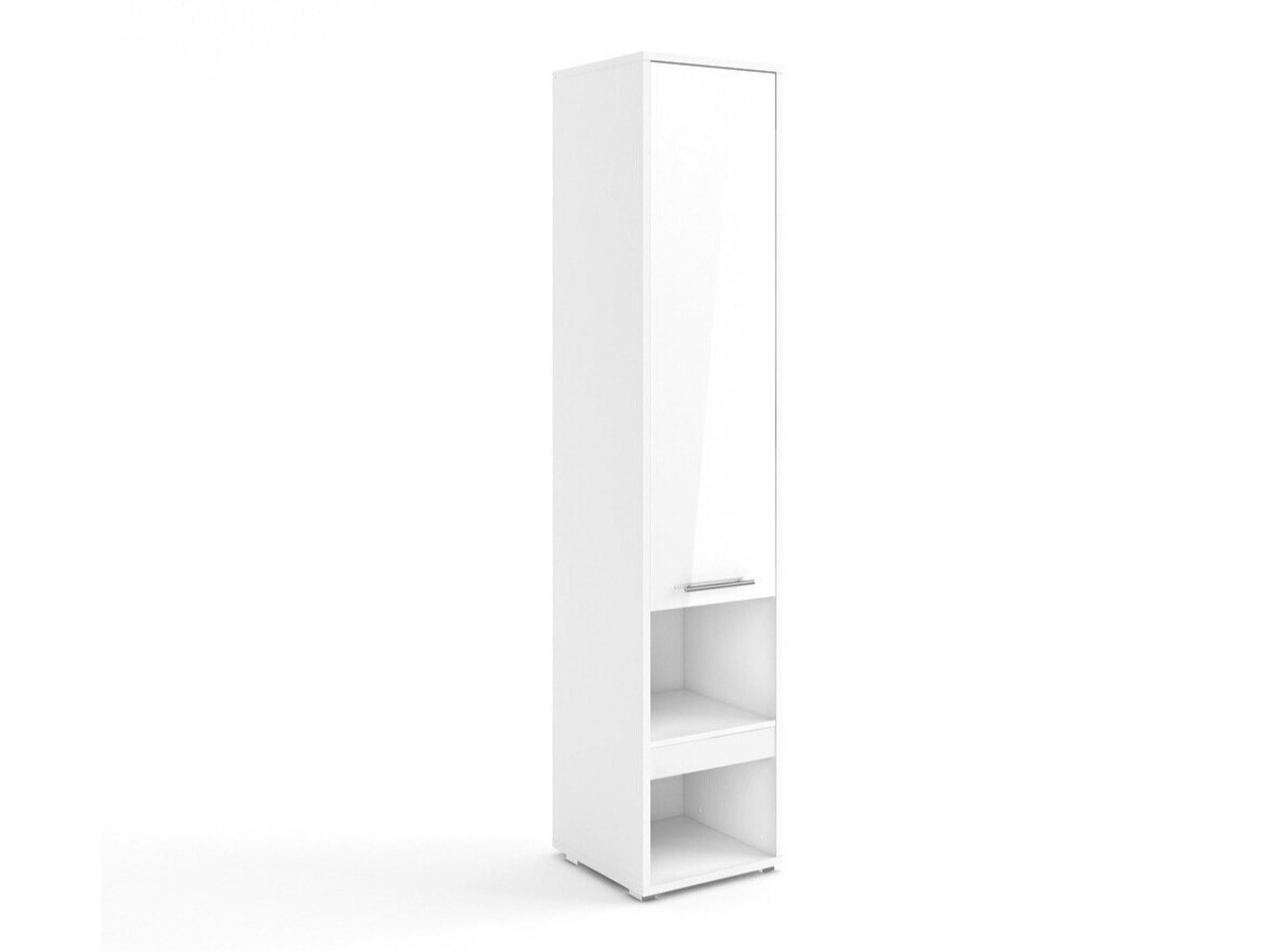 Boekenkast Concept Pro Lenart (Wit + Glanzend wit)