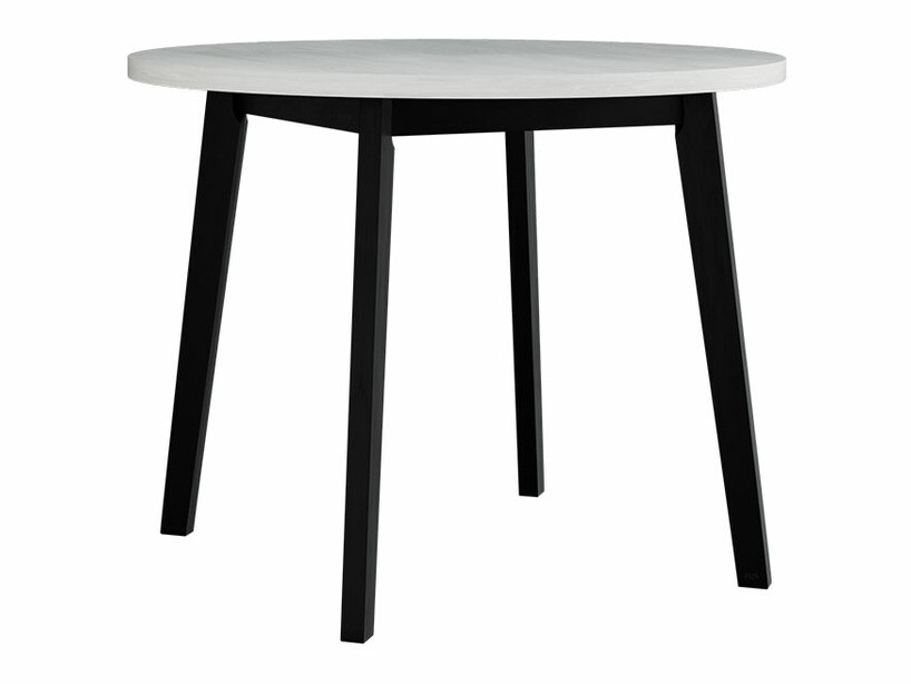 Eetkamerset Victorville 256 (Wit + Zwart)