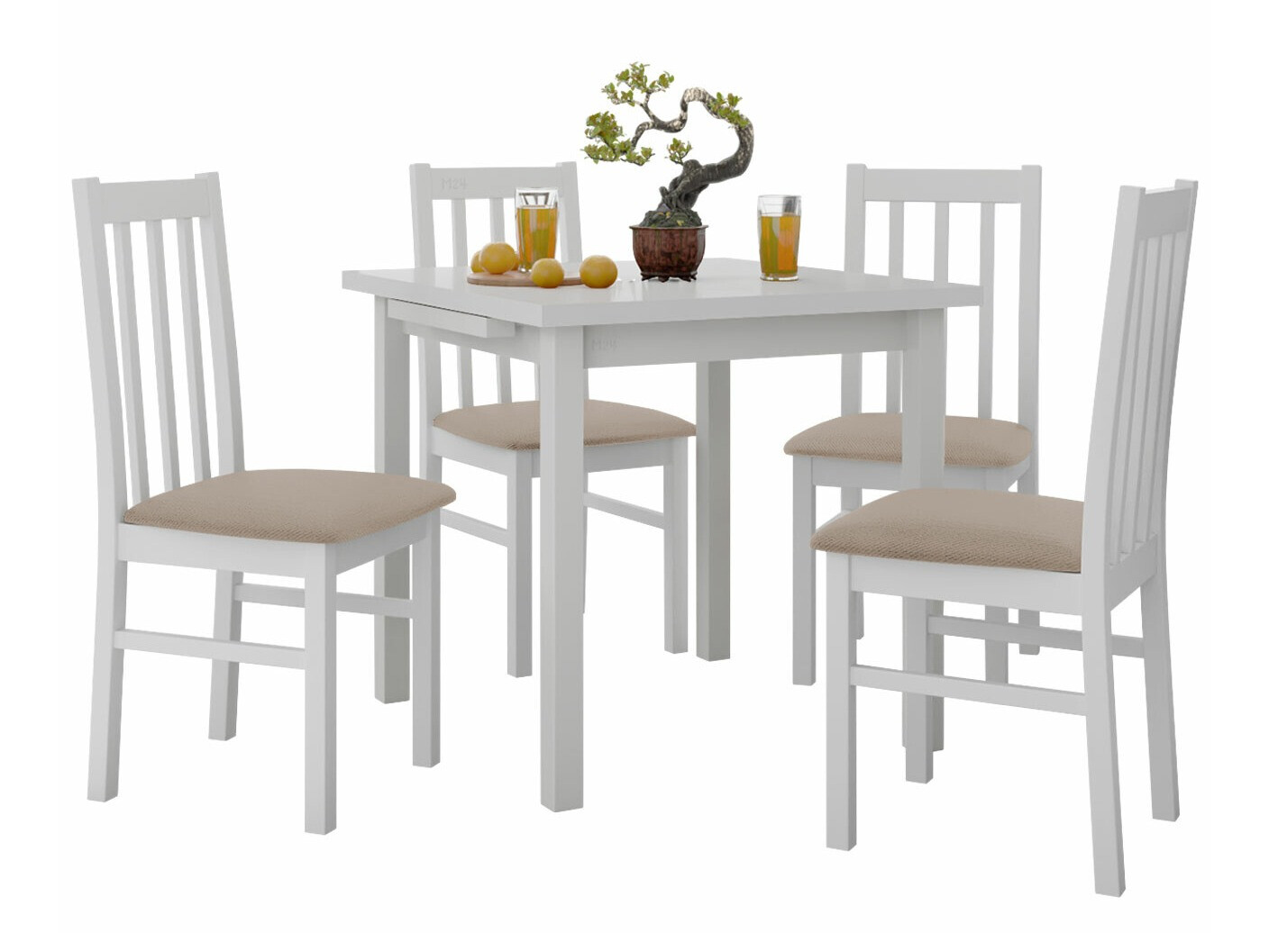 Eetkamerset Victorville 263 (Wit)
