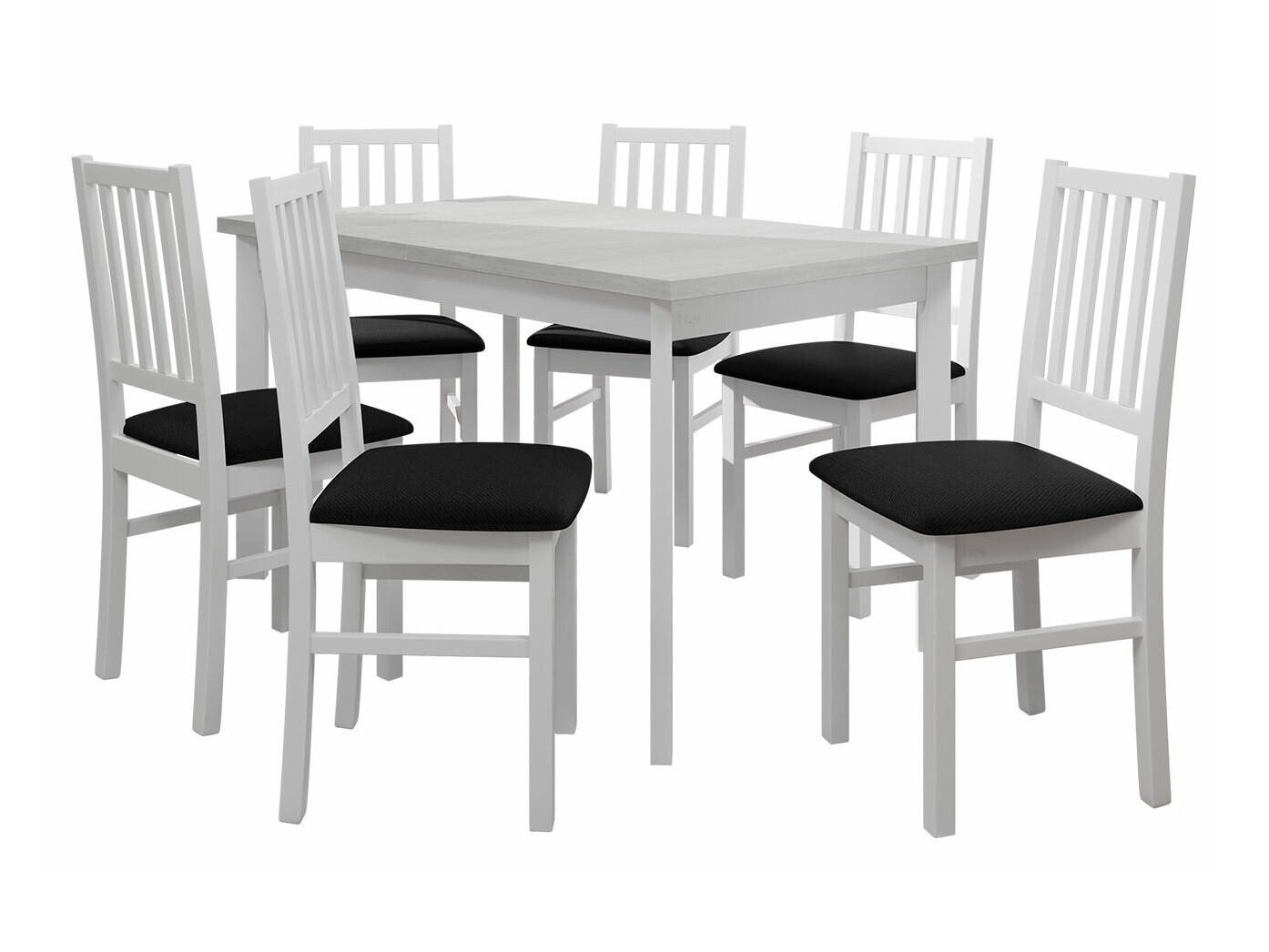 Eetkamerset Victorville 264 (Wit)