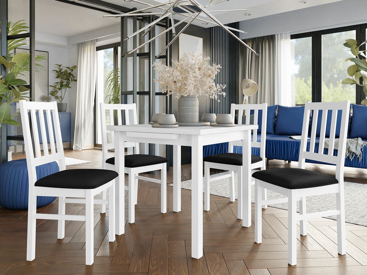 Eetkamerset Victorville 275 (Wit)