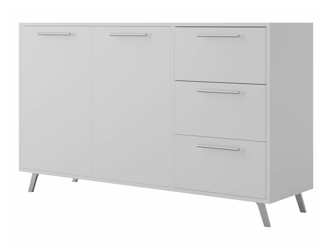 Ladekast Dortivu 118 (Wit + Zilver)