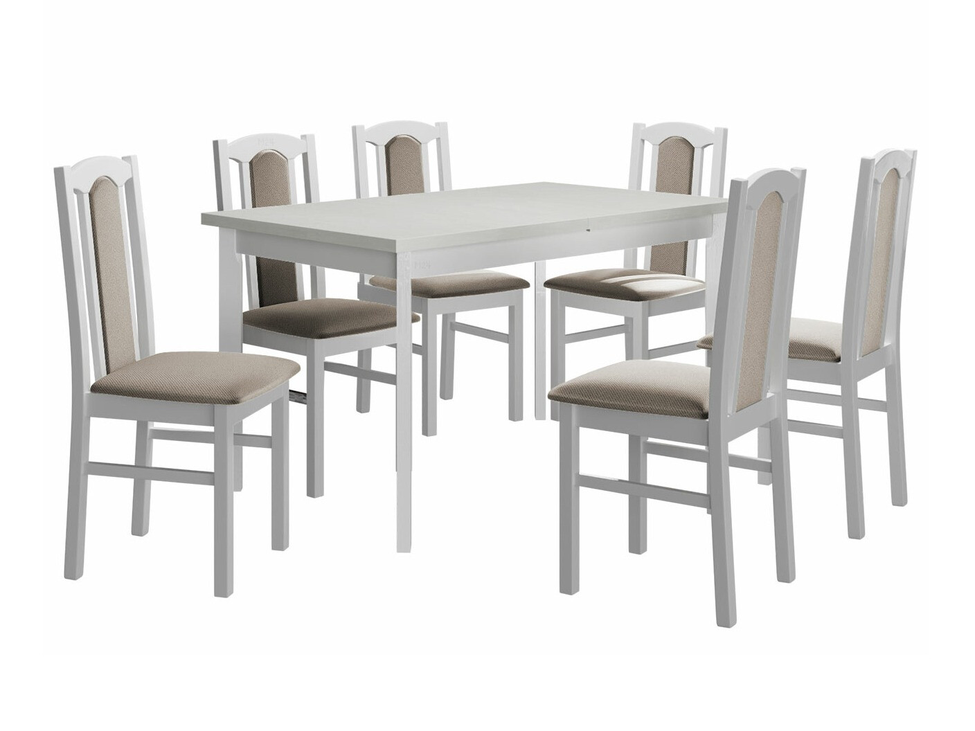 Eetkamerset Victorville 277 (Wit)