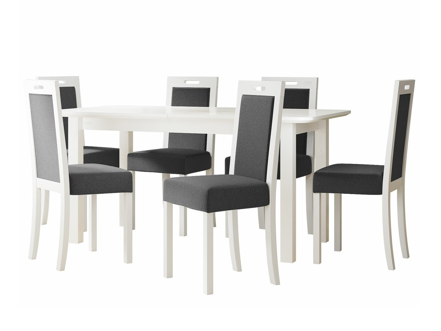 Eetkamerset Victorville 278 (Wit)